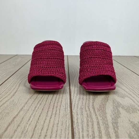 Marc Fisher LTD Women's Dako Woven Sandals 8.5M Medium Pink $140 - Picture 3 of 8